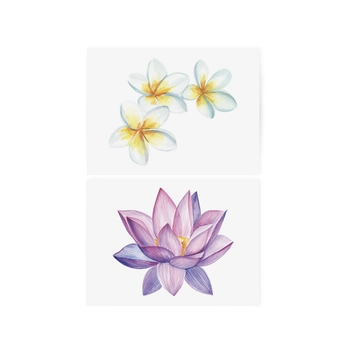 «Временные тату TATTon.me Bali Flowers set», бренда TATTon.me - фото №4 - миниатюра