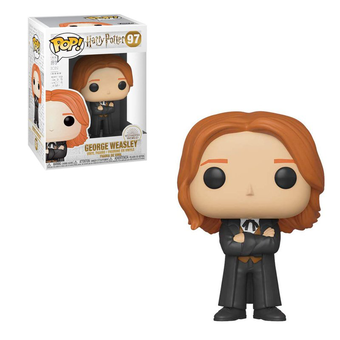  «Коллекционная фигурка Funko Pop! Harry Potter George Weasley Yule (42843)», бренда Funko Pop - фото №5 - миниатюра