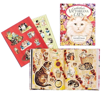 Бумажная книга «Cynthia Hart's Victoriana Cats: The Sticker Book: 300 Enchanting Stickers», автор Синтия Харт - фото №2 - миниатюра