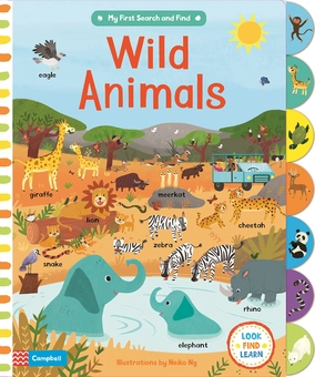 Бумажная книга «My First Search and Find: Wild Animals» - фото №1 - миниатюра