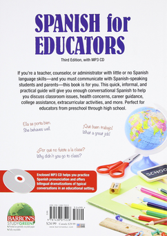 Паперова книга « Spanish for Educators», автор Уільям С. Харві - фото №2 - мініатюра