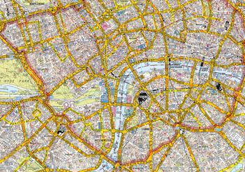 Бумажная книга «London A-Z Premier Map» - фото №3 - миниатюра