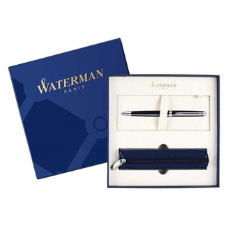 «Кулькова ручка Waterman Hemisphere Mars Black CT в подарунковій упаковці з чохлом (22 558B)», бренду Waterman - фото №2 - мініатюра