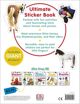 Бумажная книга «Horses and Ponies Ultimate Sticker Book » - фото №2 - миниатюра