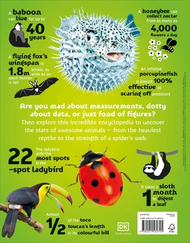 Паперова книга «Our World in Numbers Animals. An Encyclopedia of Fantastic Facts» - фото №2 - мініатюра