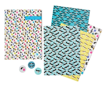 Паперова книга «I Like Birds: When Puffins Go Shopping Gift Wrap Book» - фото №3 - мініатюра
