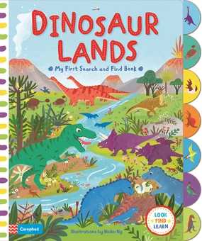 Паперова книга «My First Search and Find: Dinosaur Lands» - фото №1 - мініатюра