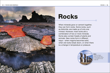 Бумажная книга «Rocks and Minerals. Facts at Your Fingertips» - фото №4 - миниатюра