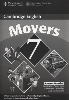 Бумажная книга «Cambridge Young Learners English Tests 7 Movers Answer Booklet: Examination Papers from University of Cambridge ESOL Examinations» - фото №1 - миниатюра