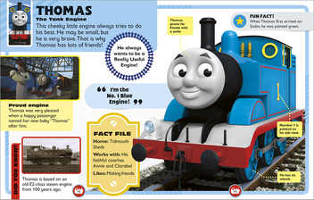 Бумажная книга «Thomas & Friends Character Encyclopedia. With Thomas Mini toy » - фото №6 - миниатюра