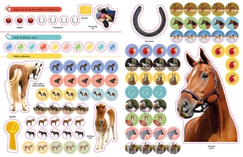 Бумажная книга «Horses and Ponies Ultimate Sticker Book » - фото №5 - миниатюра