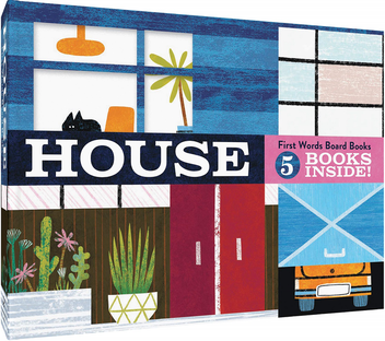 Паперова книга «House: First Words Board Books. 5 Books Inside!» - фото №1 - мініатюра