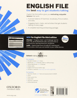 Паперова книга «English File Pre-Intermediate: Workbook and iChecker», автор Клайв Оксенден - фото №2 - мініатюра