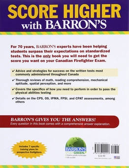 Паперова книга «Barron's Canadian Firefighter Exams», автор Тревор Едмондс - фото №2 - мініатюра
