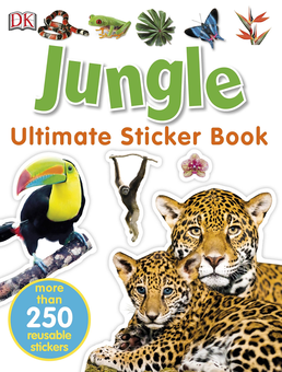 Паперова книга «Jungle Ultimate Sticker Book» - фото №1 - мініатюра