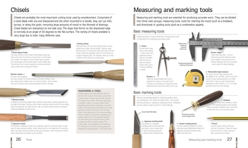Бумажная книга «Woodwork Step by Step. More than 100 Tools and Techniques with Inspirational Projects to Make», автор Джулиан Касселл - фото №3 - миниатюра