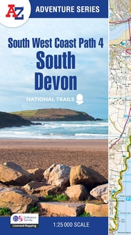 Бумажная книга «South West Coast Path 4 – South Devon: With Ordnance Survey Mapping», автор A-Z Maps - фото №1 - миниатюра