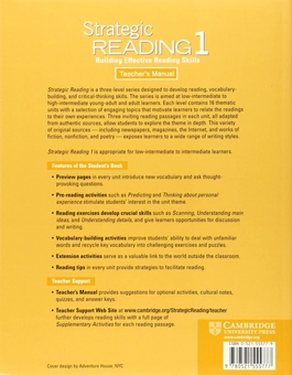 Бумажная книга «Strategic Reading 1. Teacher's manual», автор Линн Бонестил - фото №2 - миниатюра