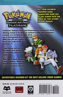 Бумажная книга «Pokemon Adventures Diamond & Pearl / Platinum Box Set (Volumes 1-11)», автор Хидэнори Кусака - фото №4 - миниатюра
