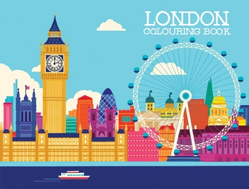 Паперова книга «London Coloring Book», автор Мін Хо - фото №1 - мініатюра
