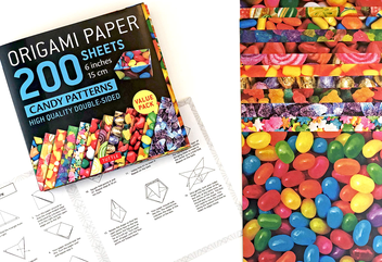 Бумажная книга «Origami Paper. 200 sheets. Candy Patterns. 15 cm» - фото №2 - миниатюра