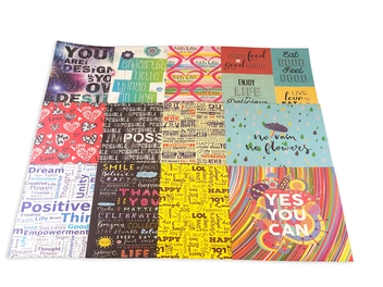 Паперова книга «Origami Paper. 200 sheets. Inspirational Messages. 15 cm» - фото №4 - мініатюра