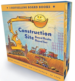 Бумажная книга «Construction Site Board Books Boxed Set», автор Шерри Даски Ринкер - фото №1 - миниатюра