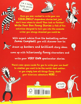 Бумажная книга «Write Your Own Funny Stories. A laugh-out-loud funny home learning in lockdown book for budding writers. Book 3», автор Джеймс Кэмпбелл - фото №2 - миниатюра
