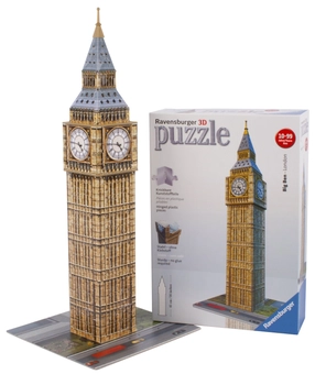  «Пазл 3D Ravensburger Биг-Бен (12554)», бренда Ravensburger - фото №1 - миниатюра
