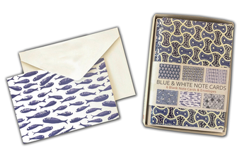 Паперова книга «Blue & White Note Cards» - фото №3 - мініатюра
