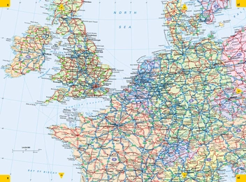 Паперова книга «2018 Collins Europe Essential Road Atlas 1:1 000 000» - фото №4 - мініатюра