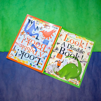 Бумажная книга «Look! A Double Book! 14», автор Боб Стейк - фото №2 - миниатюра