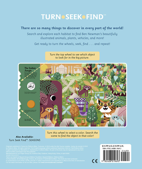 Бумажная книга «Turn Seek Find. Habitats», автор Бен Ньюман - фото №3 - миниатюра