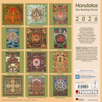 Бумажная книга «The Healing Mandalas 2026» - фото №2 - миниатюра