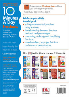 Бумажная книга «10 Minutes a Day Fractions», автор Кэрол Вордерман - фото №2 - миниатюра