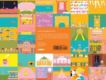 Паперова книга «Paris Coloring Book» - фото №2 - мініатюра