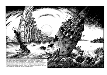 Бумажная книга «The Michael Moorcock Library. Hawkmoon. The History of the Runestaff 2. The James Cawthorn Collection», автор Джим Коуторн - фото №2 - миниатюра