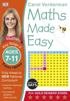Бумажная книга «Maths Made Easy Times Tables Ages 7-11 Key Stage 2», автор Кэрол Вордерман - фото №1 - миниатюра