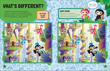 Бумажная книга «Fingerlings Sticker Activity Book» - фото №5 - миниатюра
