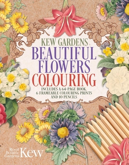 Бумажная книга «The Kew Gardens. Beautiful Flowers. Colouring Kit», автор Королевский ботанический сад Кью - фото №1 - миниатюра