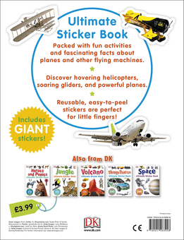 Бумажная книга «Planes and Other Flying Machines Ultimate Sticker Book» - фото №2 - миниатюра