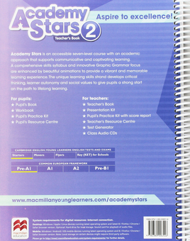 Паперова книга «Academy Stars Level 2 Teacher's Book Pack», автор Дейв Такер - фото №2 - мініатюра