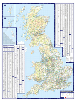 Бумажная книга «Great Britain A-Z-Road Map» - фото №2 - миниатюра