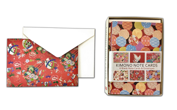 Бумажная книга «Kimono Note Cards» - фото №2 - миниатюра