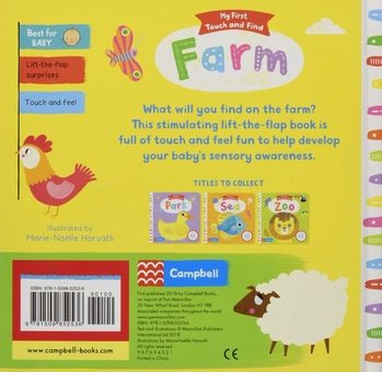 Бумажная книга «My First Touch and Find: Farm» - фото №2 - миниатюра