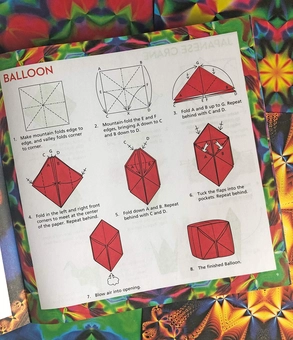 Бумажная книга «Origami Kaleidoscope Paper Pack Book» - фото №4 - миниатюра