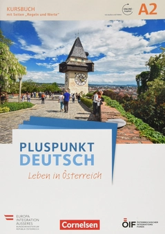 Бумажная книга «Pluspunkt Deutsch. Leben in Österreich A2. Kursbuch mit Online-Video» - фото №1 - миниатюра
