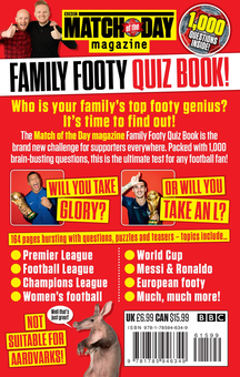 Бумажная книга «Match of the Day Family Footy Quiz Book» - фото №2 - миниатюра