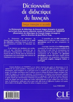 Паперова книга «Dictionnaire de didactique du français langue étrangère et seconde», автор Жан-Пьер Кюр - фото №2 - мініатюра