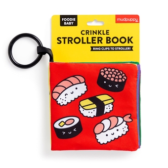 Бумажная книга «Foodie Baby Crinkle Fabric Stroller Book» - фото №2 - миниатюра